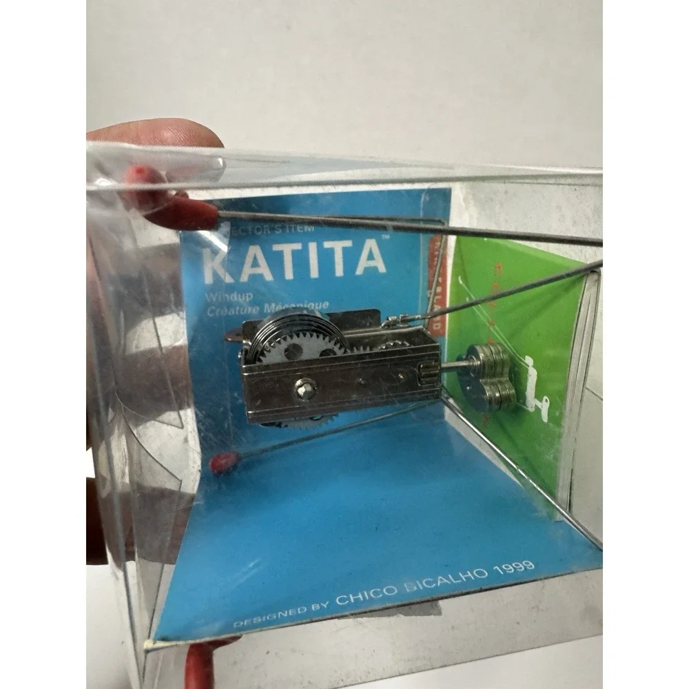 Kikkerland Katita Wind-Up toy, designed by Chico Bicalho in 1999.